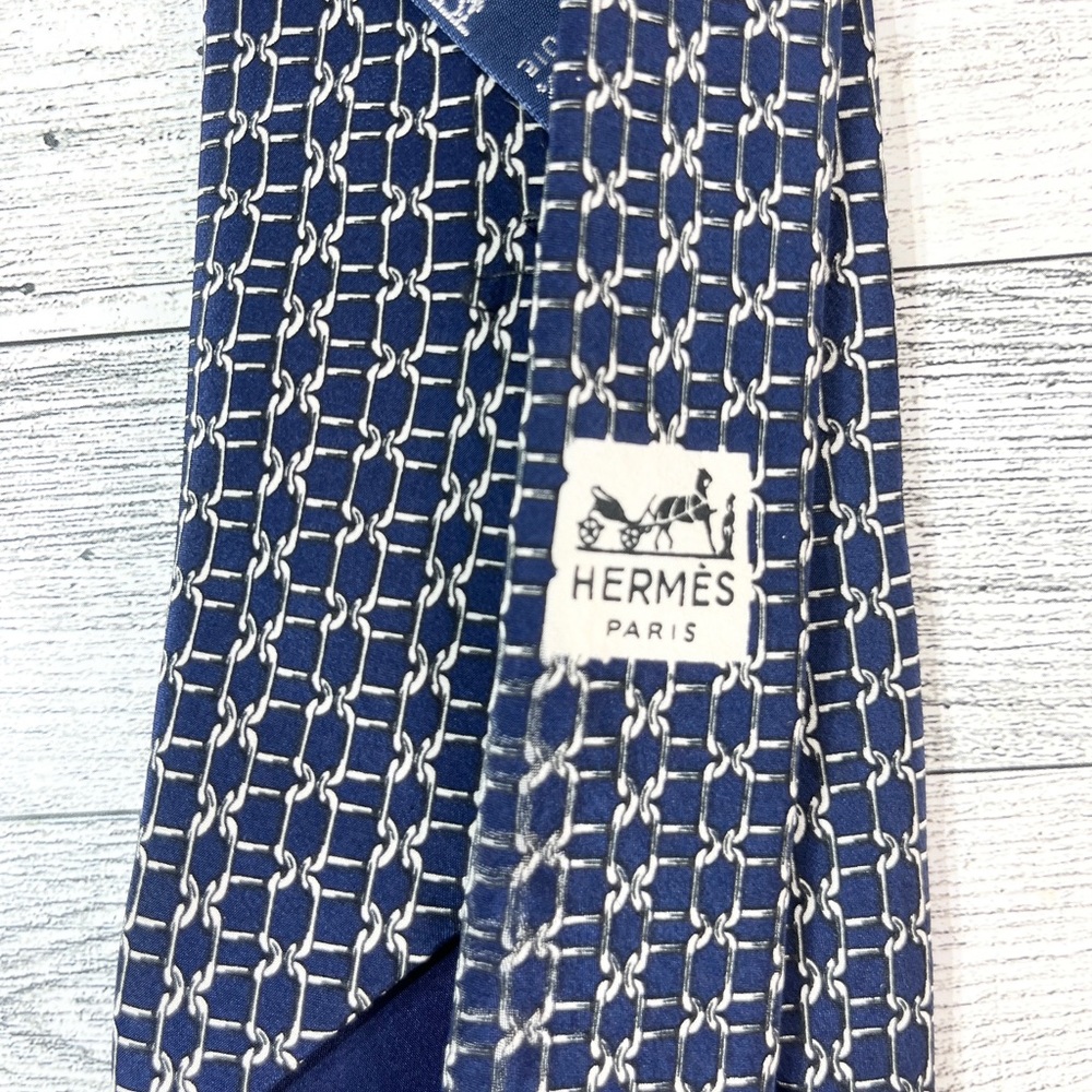 Vintage Hermes Silk Necktie 772 UA - Picture 3 of 4